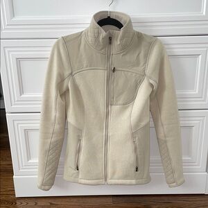 Athleta Womens Truckee full-zip Jacket Cream